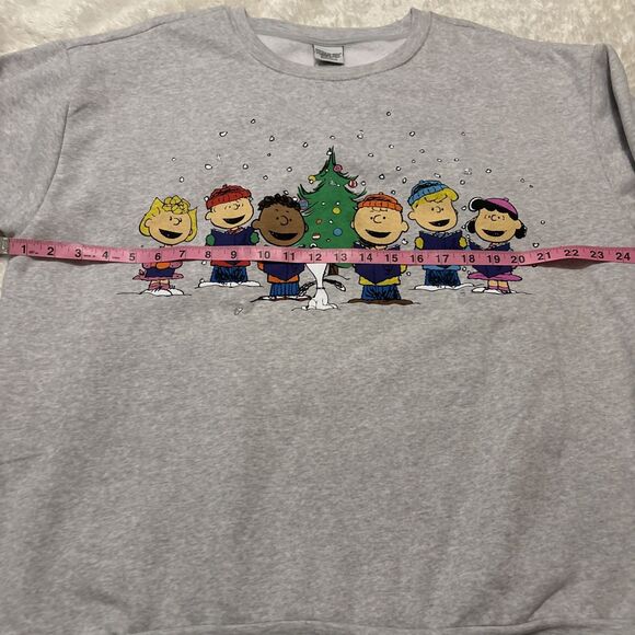 Peanuts Charlie Brown Light-Up Holiday Crewneck Sweatshirt Size XXL - Picture 12 of 16